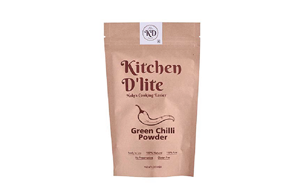 Kitchen D'lite Green Chilli Powder    Pack  150 grams